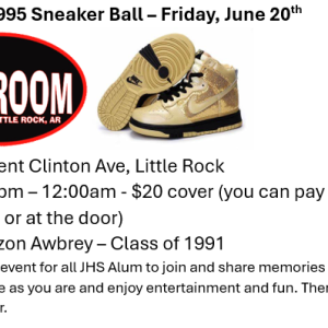 JHS CLASS OF 95 SNEAKER BALL