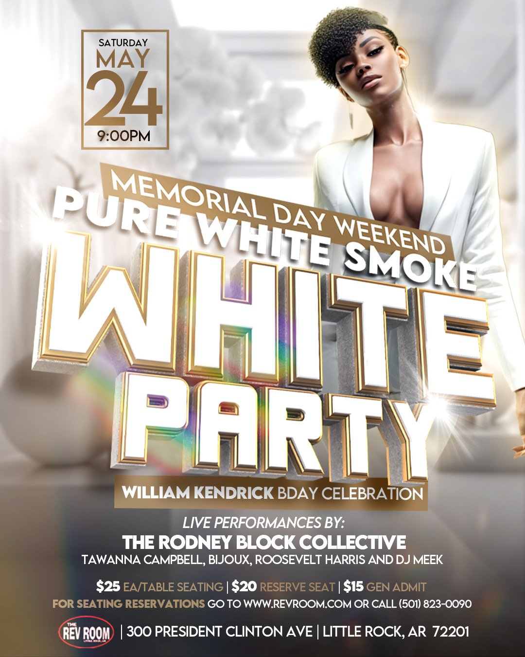 PURE WHITE SMOKE WHITE PARTY